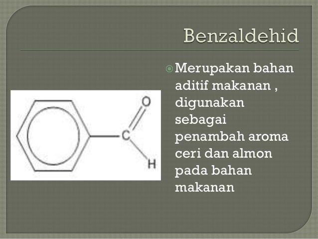 Senyawa Turunan Benzena Yang Digunakan Sebagai Bahan  