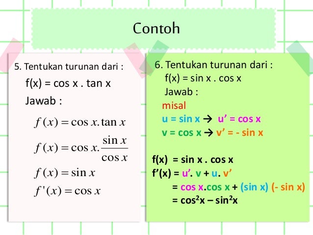 Turunan Trigonometri Sacn