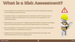 Risk Assessment techniques. Why Important | PDF