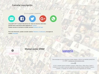 Cancelar suscripción
Marcar como SPAM
GARANTÍA
 
