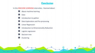 Machine Learning Internship Presentation | PPTX