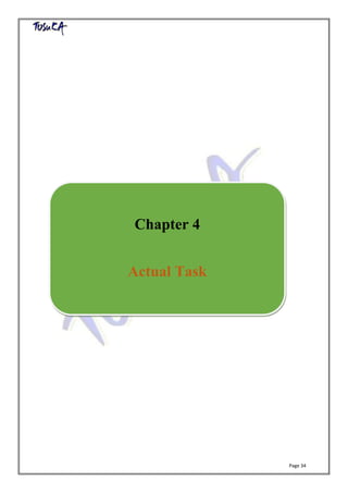 Page 34
Chapter 4
Actual Task
 