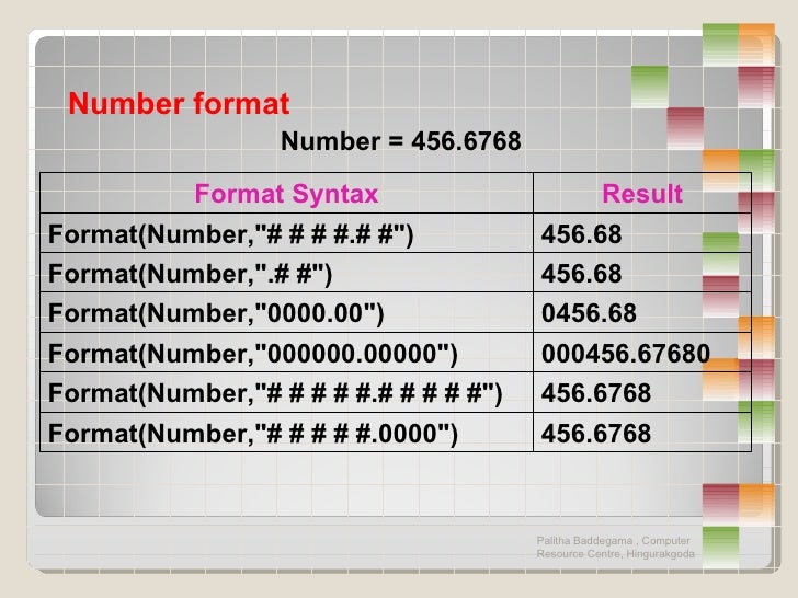 visual basic 6 0 vb6 format number