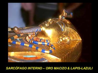 SARCÓFAGO INTERNO – ORO MACIZO & LAPIS-LAZULI 