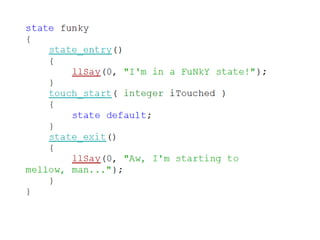 State machines for gesture recognition