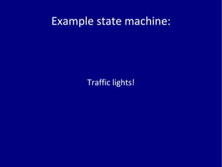 State machines for gesture recognition