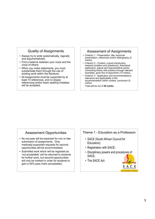 Tut edu401 session 1 - handouts | PDF
