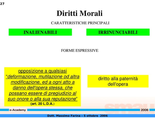 Tutela Giuridica del Software | PPT