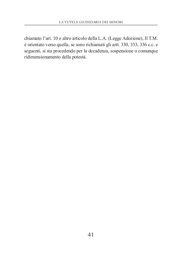 PA legge su incontri minori