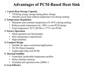 Thermal Performance Analysis of Heat Sinks with and without Phase ...