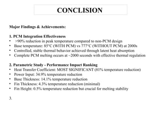 Thermal Performance Analysis of Heat Sinks with and without Phase ...