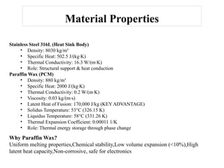Thermal Performance Analysis of Heat Sinks with and without Phase ...