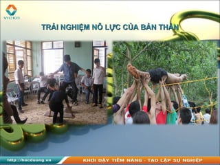 TRẢI NGHIỆM NỖ LỰC CỦA BẢN THÂNTRẢI NGHIỆM NỖ LỰC CỦA BẢN THÂN
 
