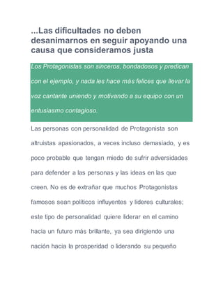 Tu Tipo De Personalidad Es