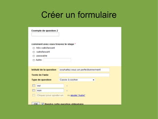 Créer un formulaire
 