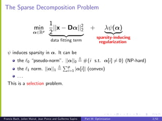 CVPR2010: Sparse Coding and Dictionary Learning for Image Analysis ...