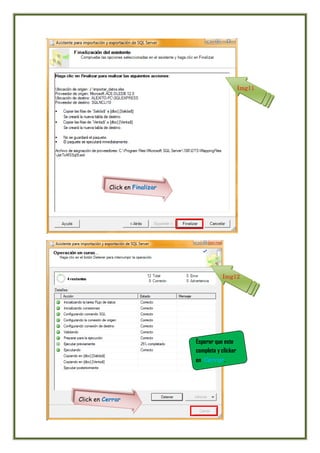 Img11




           Click en Finalizar




                                           Img12




                                Esperar que este
                                completa y clickar
                                en Cerrar.




Click en Cerrar
 