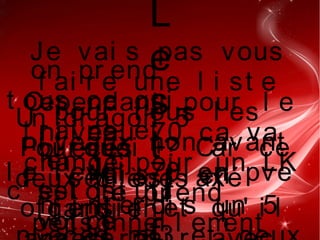 L
e
s
t
u
Je vai s pas vous
f ai r e une l i st e
pour t ous l es
ni veaux non avant
l e l evel 70 en pve
on pr end
t ous ce qui
t r ai ne et
en j cj
c' est st uf f
j cj
Cependant pour l e
ni veau 70 ca va
changé pour un LK
j e pr end
per sonnel l ement
Un dr agon 5
pi èces +
deux pi èces
gar di en
Pour quoi   ? Car ce
set est axé
of f ensi f et qu' i l
Mai s r i en
n' i nt er di s un 5
sel on
vot r e
 