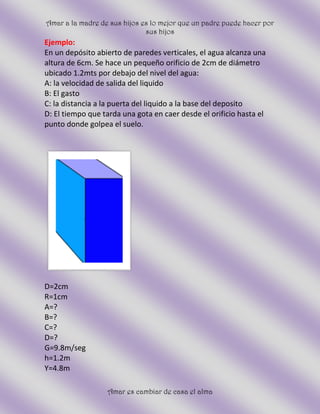 Tutoría doc. principal fisica