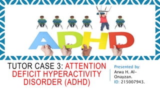 Diagnosis And Treatment Of Attention Defect Hyperactivity Disorder ...