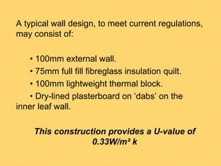 Tutor cavity wall construction .ppt 1 | PPT