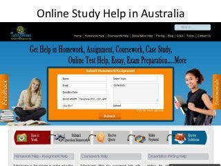 Online Study Help in Australia
 