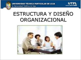 ESTRUCTURA Y DISEÑO ORGANIZACIONAL 