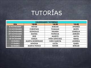TUTORÍAS
 