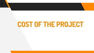 COST OF THE PROJECT
26
 