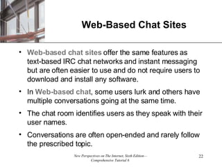 Tutorial 06 - Real-Time Communication on the Internet | PPT