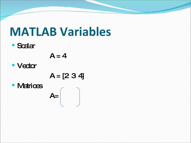 Matlab Basic Tutorial | PPT