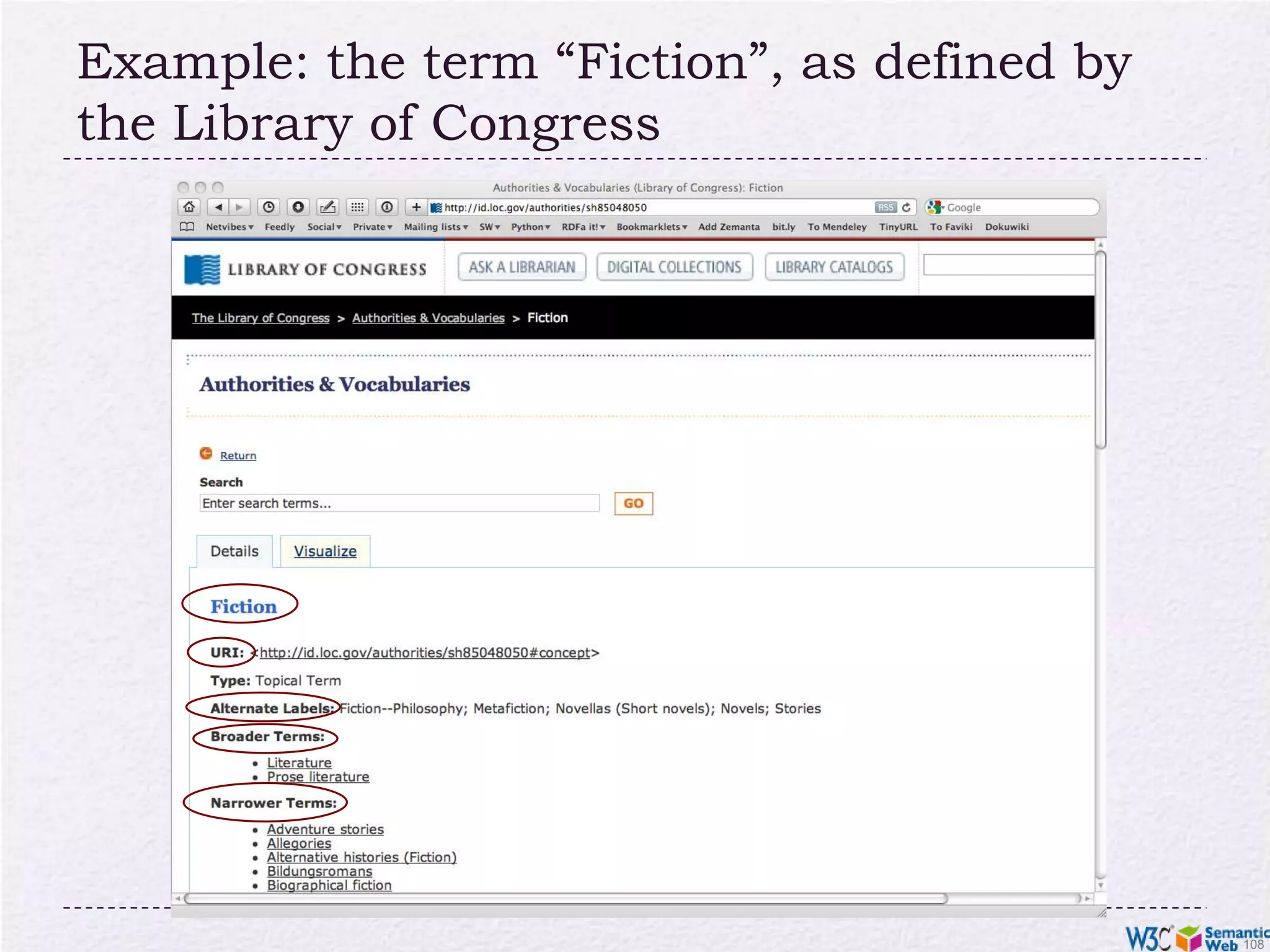But what about RDFS?Indeed RDFS is such framework:there is typing, subtypingproperties can be put in a hierarchydatatypes can be definedRDFS is enough for many vocabulariesBut not for all!