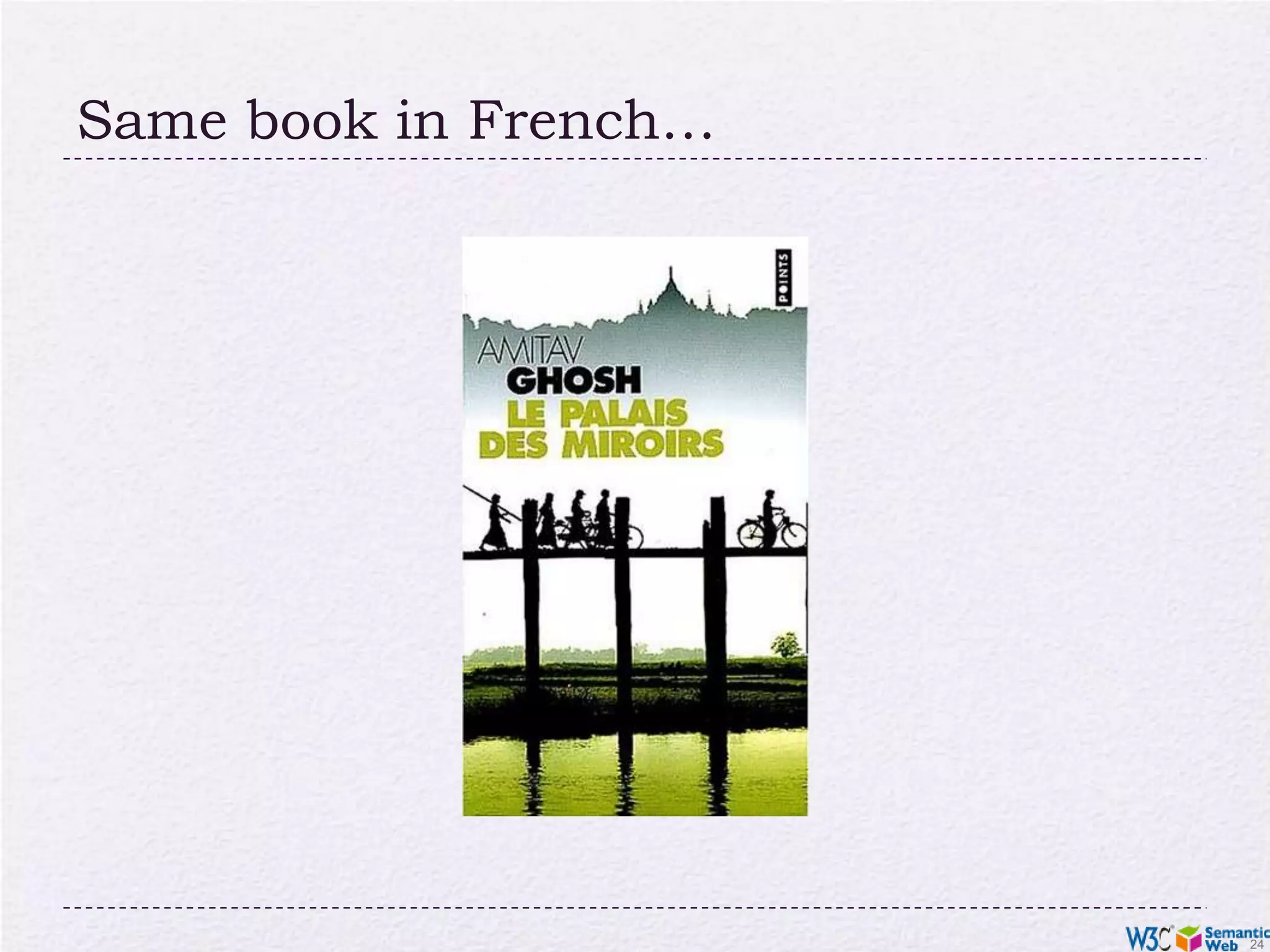 Same book in French…