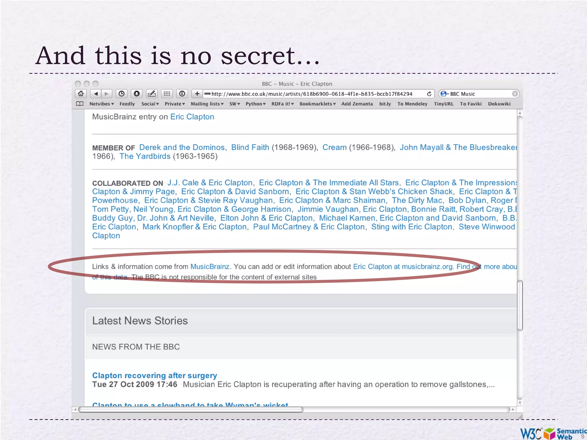 And this is no secret…