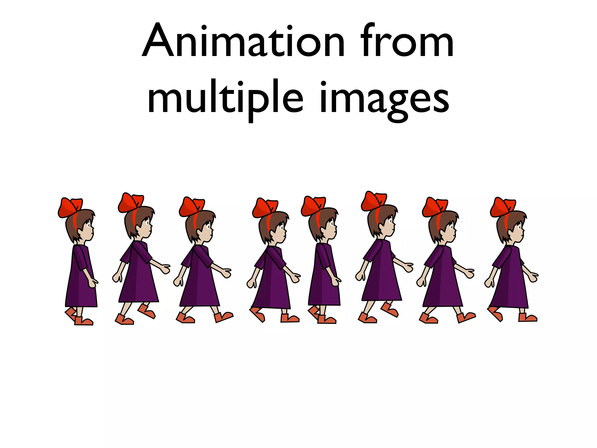 Animation from
multiple images
 