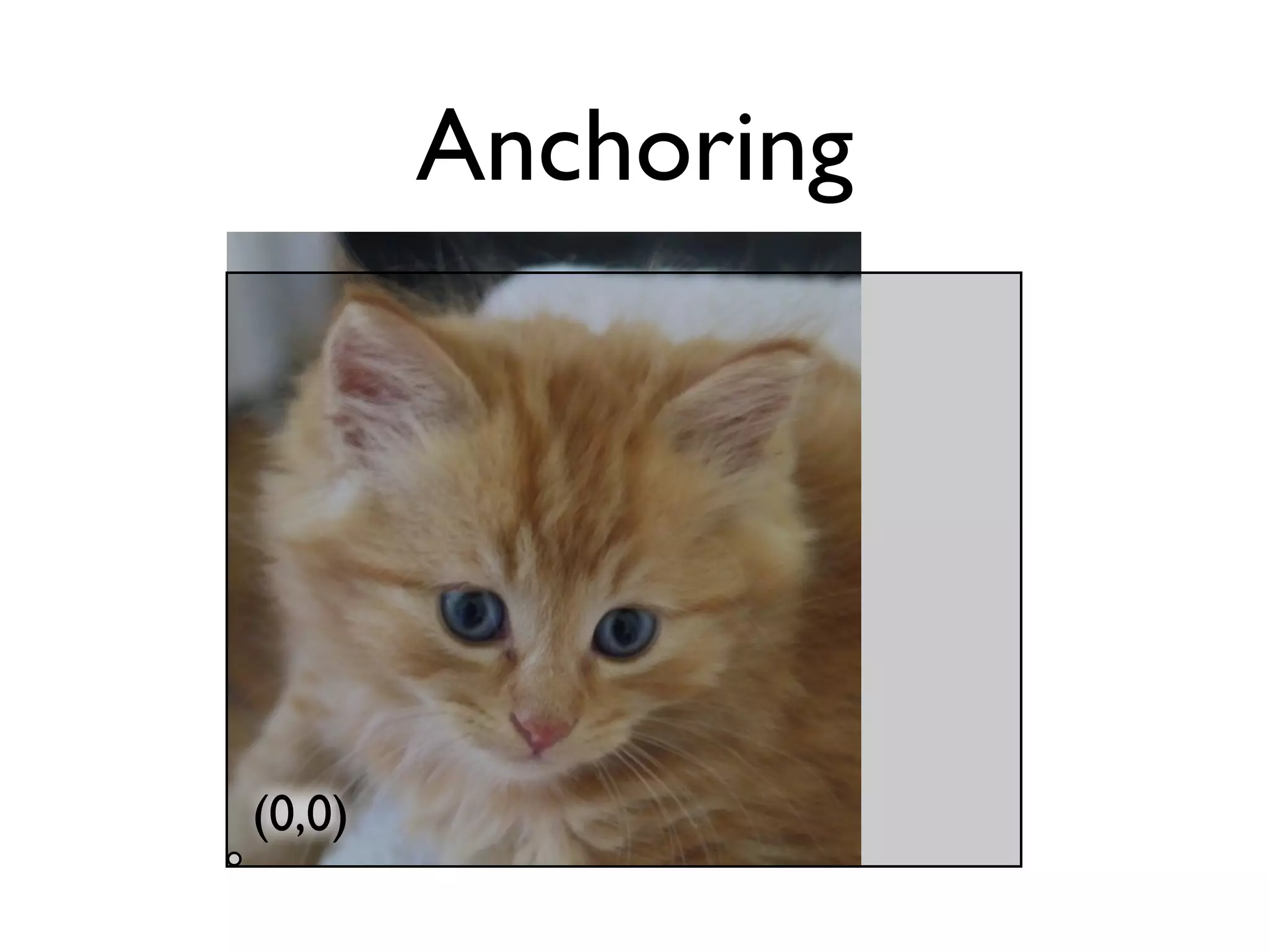 Anchoring




(0,0)
 