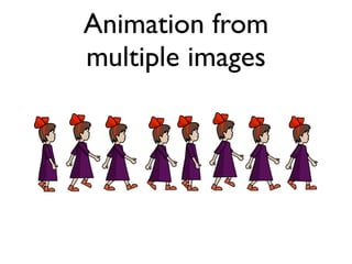Animation from
multiple images
 