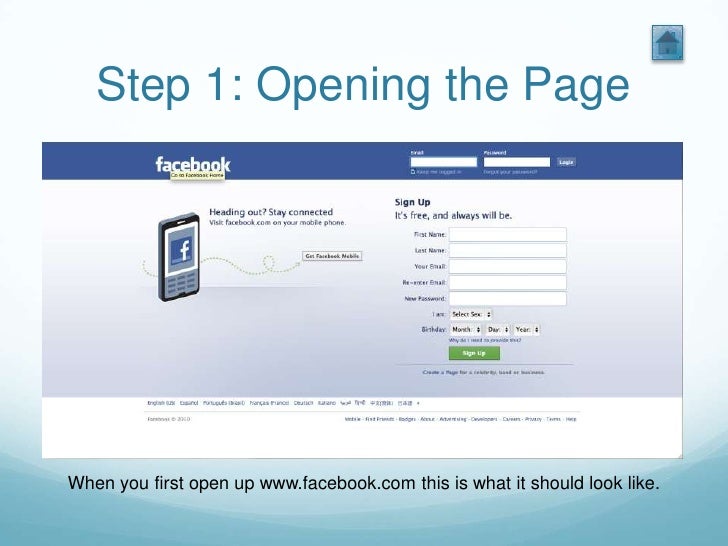 How To Create An Account On Www Facebook Com How To Create An Account On Www Facebook Com