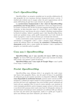 Introduzione a OpenStreetMap | PDF