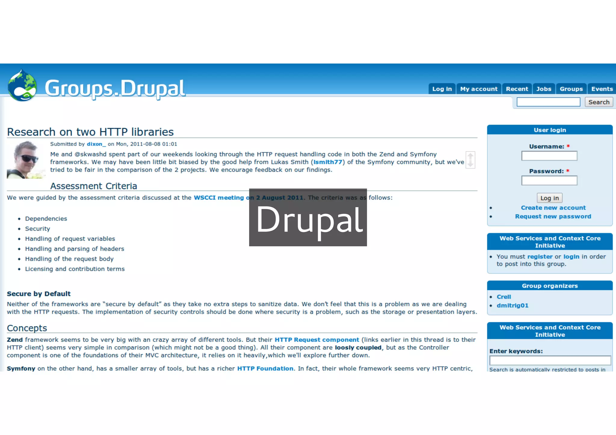 Drupal
 