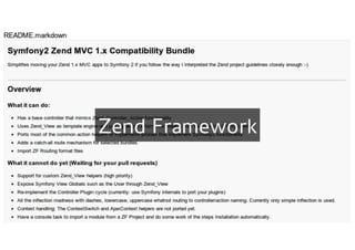 Zend Framework
 