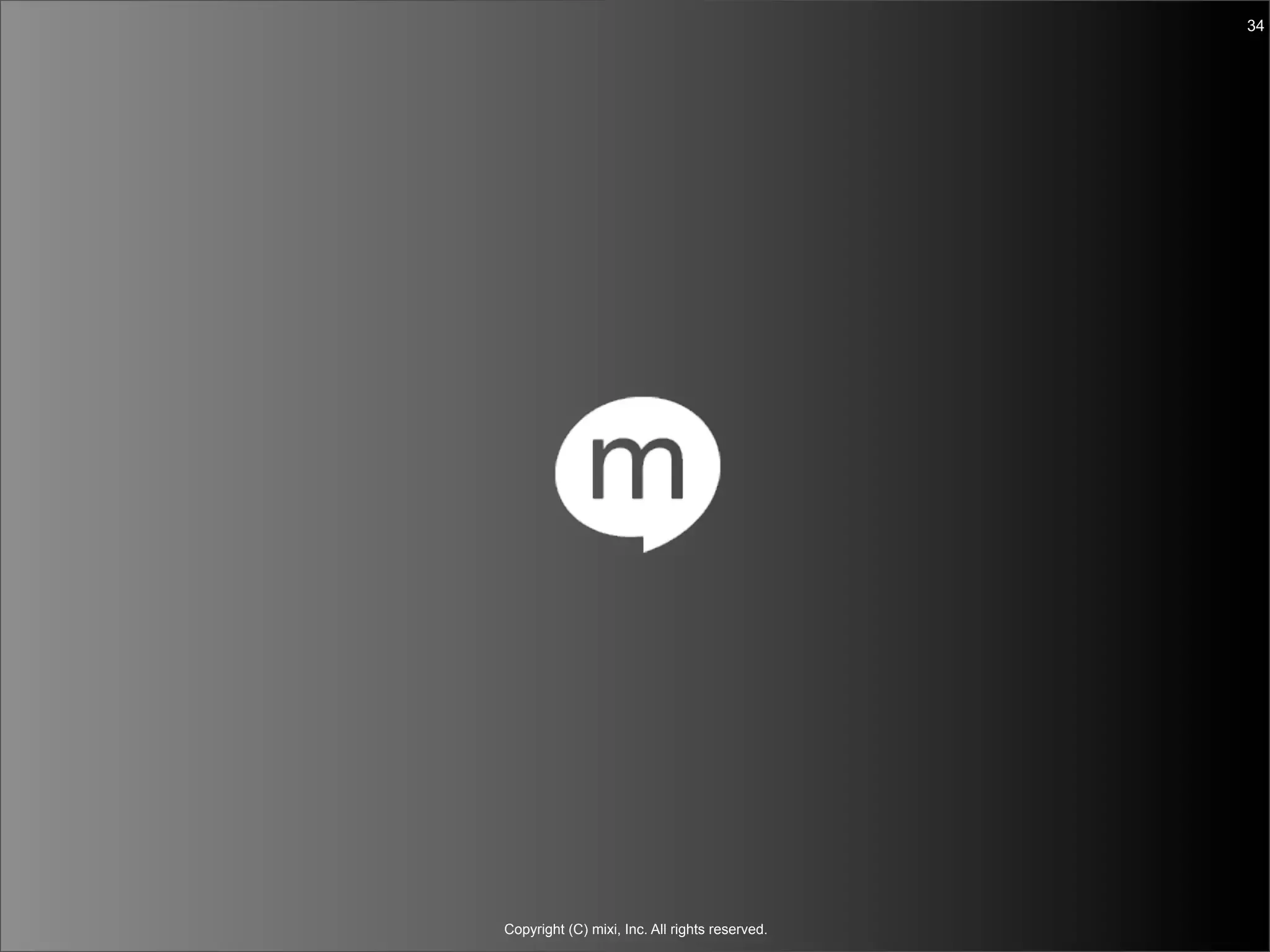34




Copyright (C) mixi, Inc. All rights reserved.
 