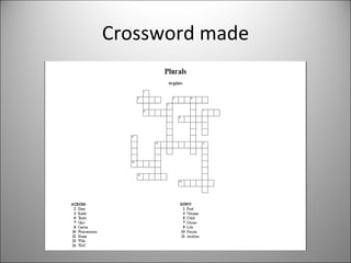 Crossword made