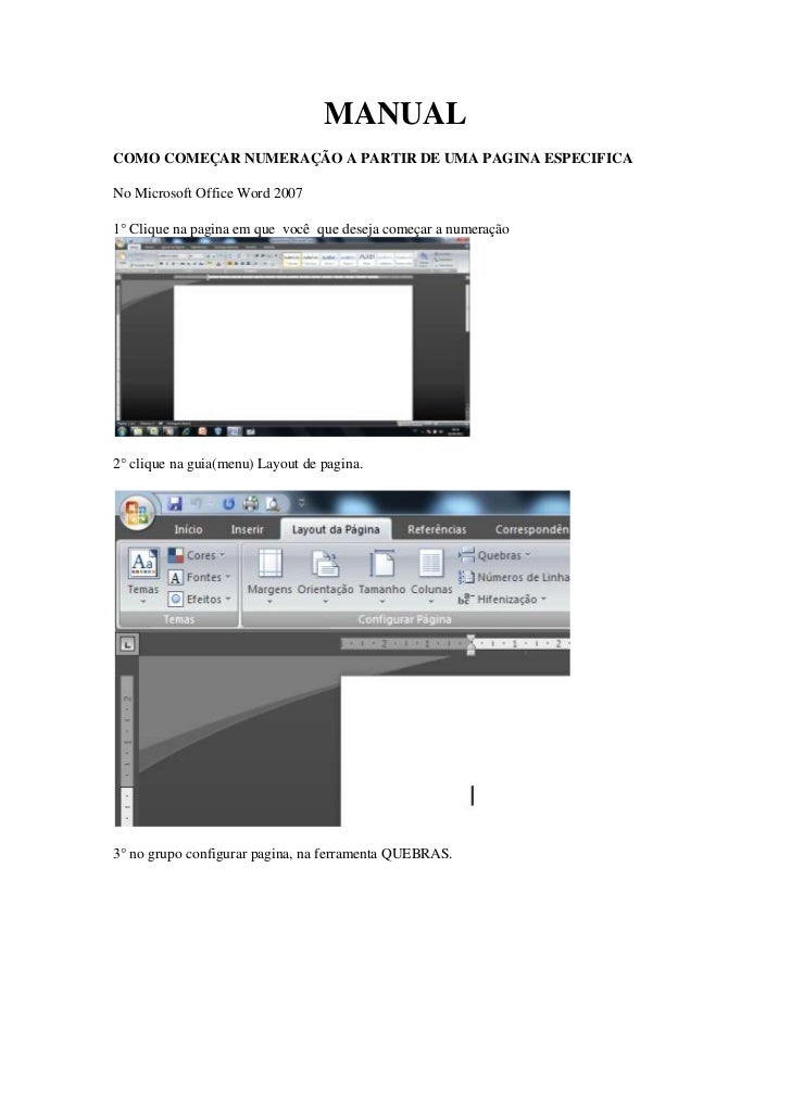 Paginacao de monografia