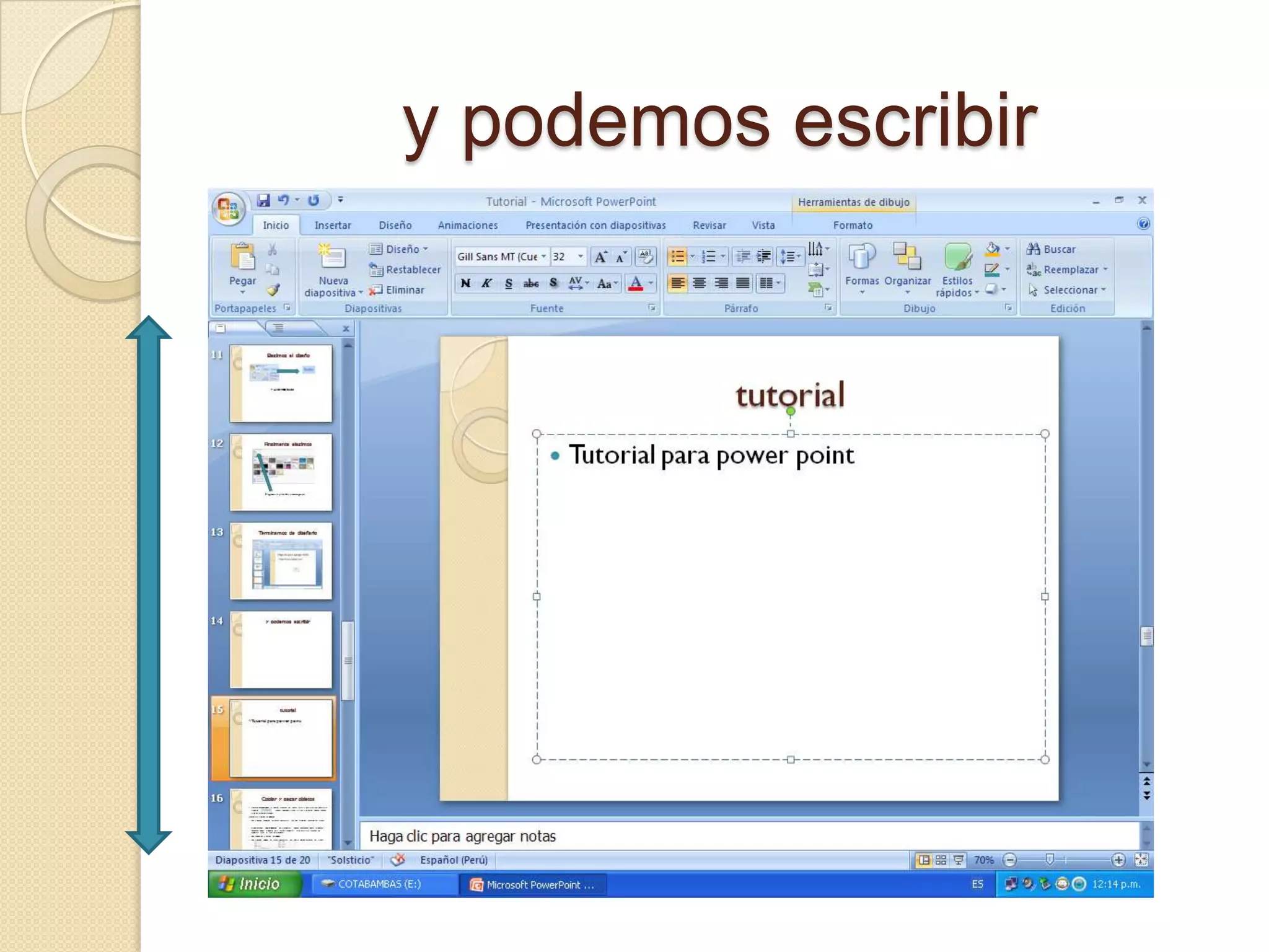y podemos escribir
 