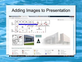 Adding Images to Presentation
 
