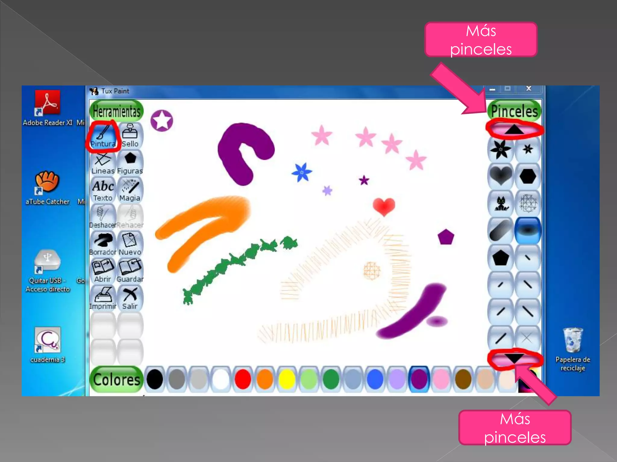 Más
pinceles
Más
pinceles