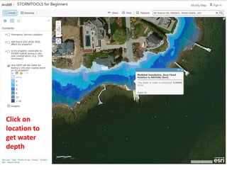 Click on
location to
get water
depth
 
