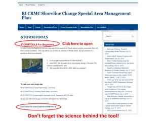 Don’t forget the science behind the tool!
Click here to open
 