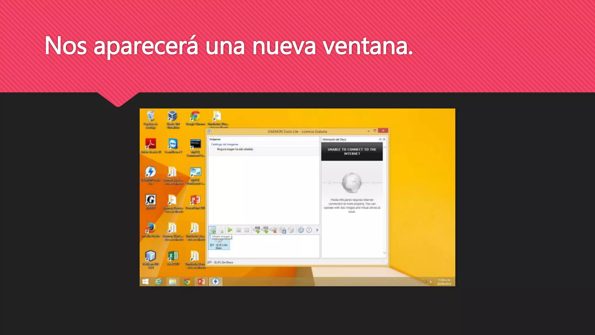 Nos aparecerá una nueva ventana.
 